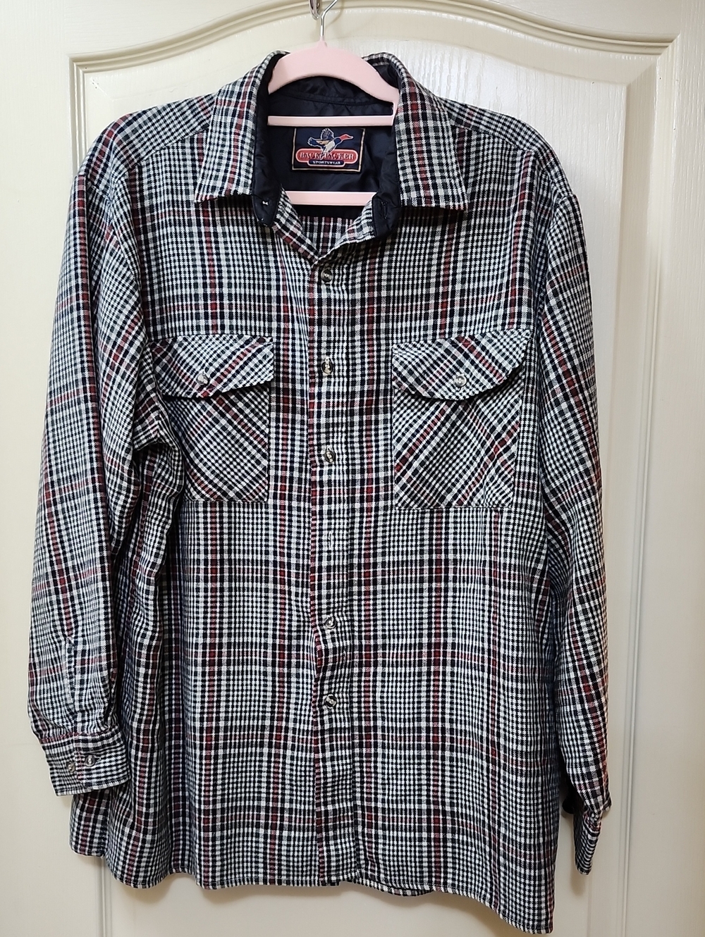 Vintage Backpacker Sportswear Flannel Button-up Shirt